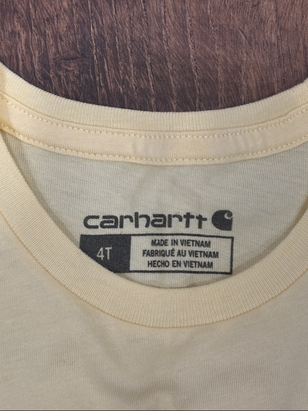 Carhartt Yellow Kids with Floral Graphic Tee 4T - Picture 9 of 11